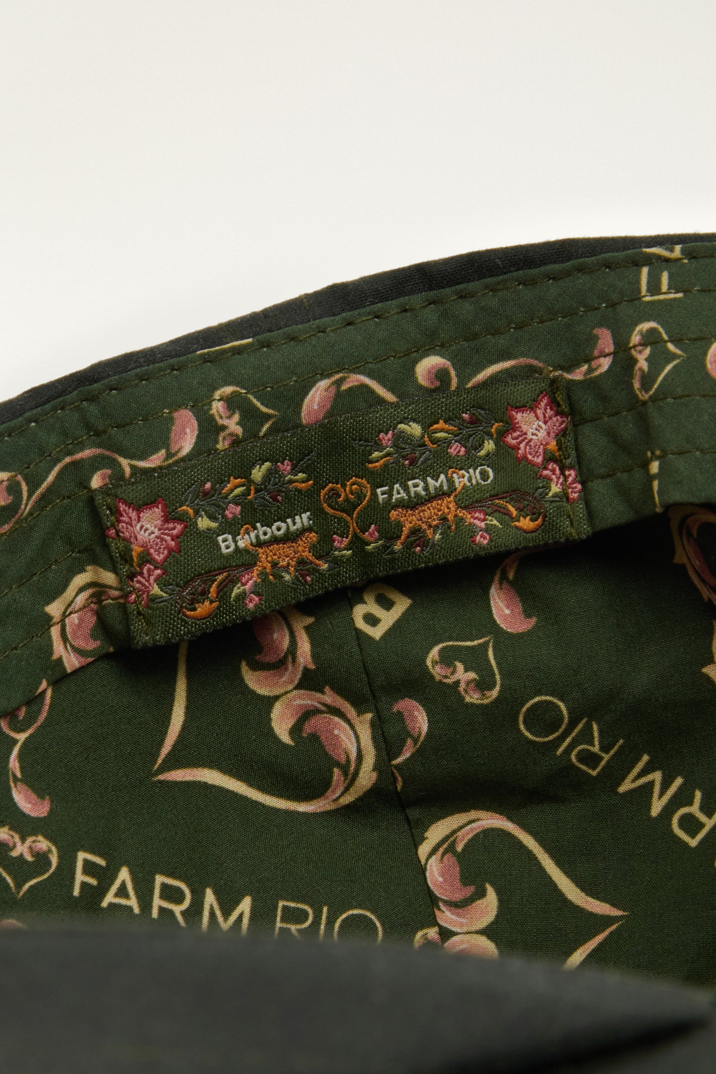 Barbour x Farm Rio Alice Cap