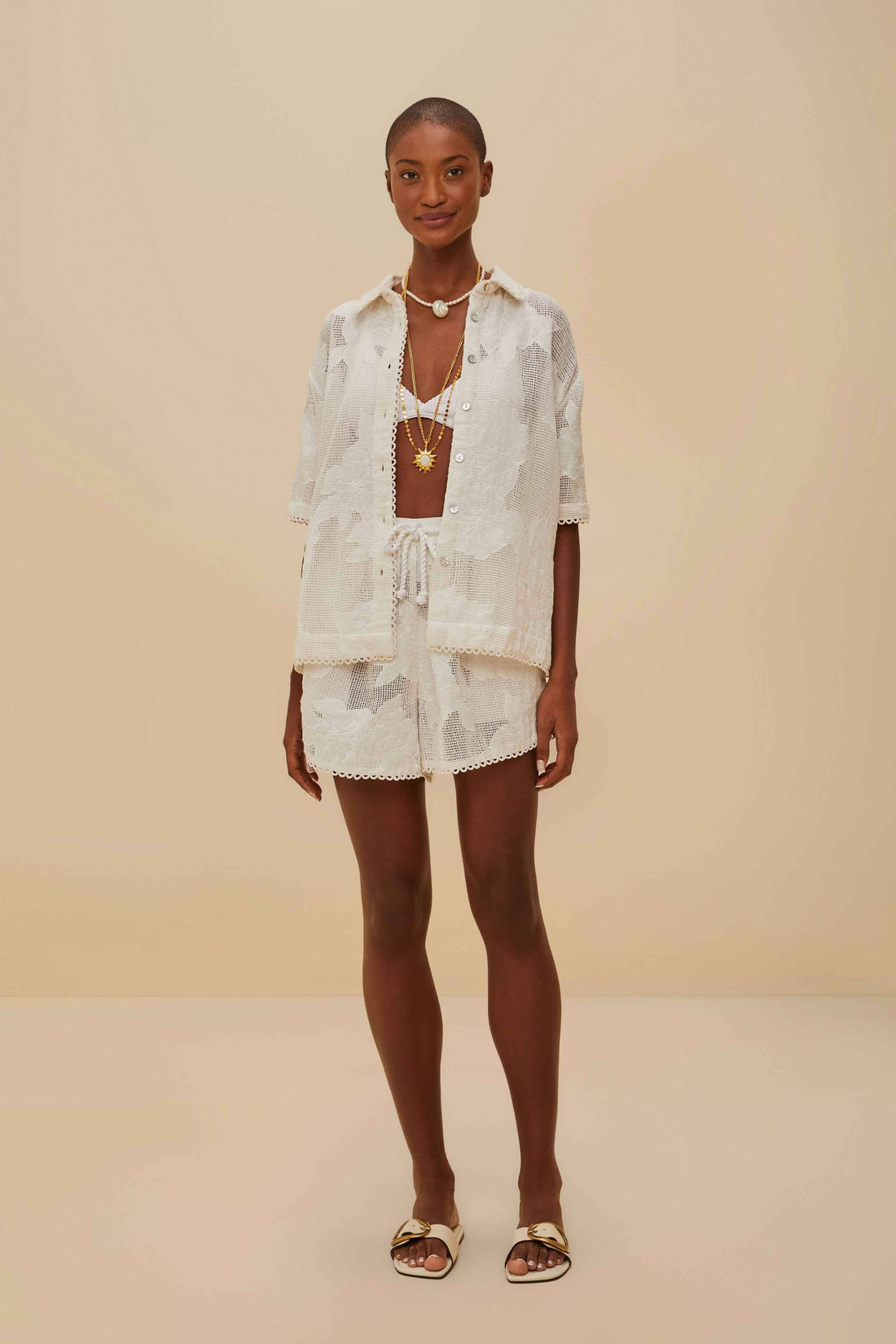 White Flower Short