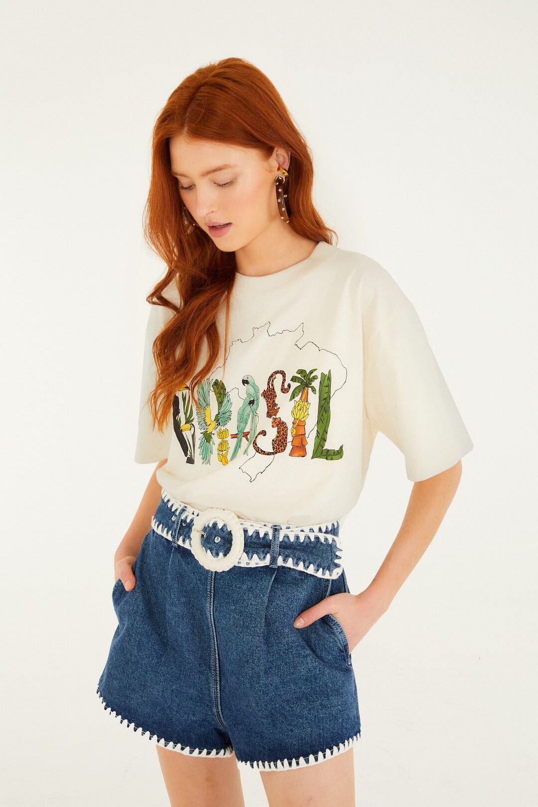 Off-White Brasil Organic Cotton T-Shirt