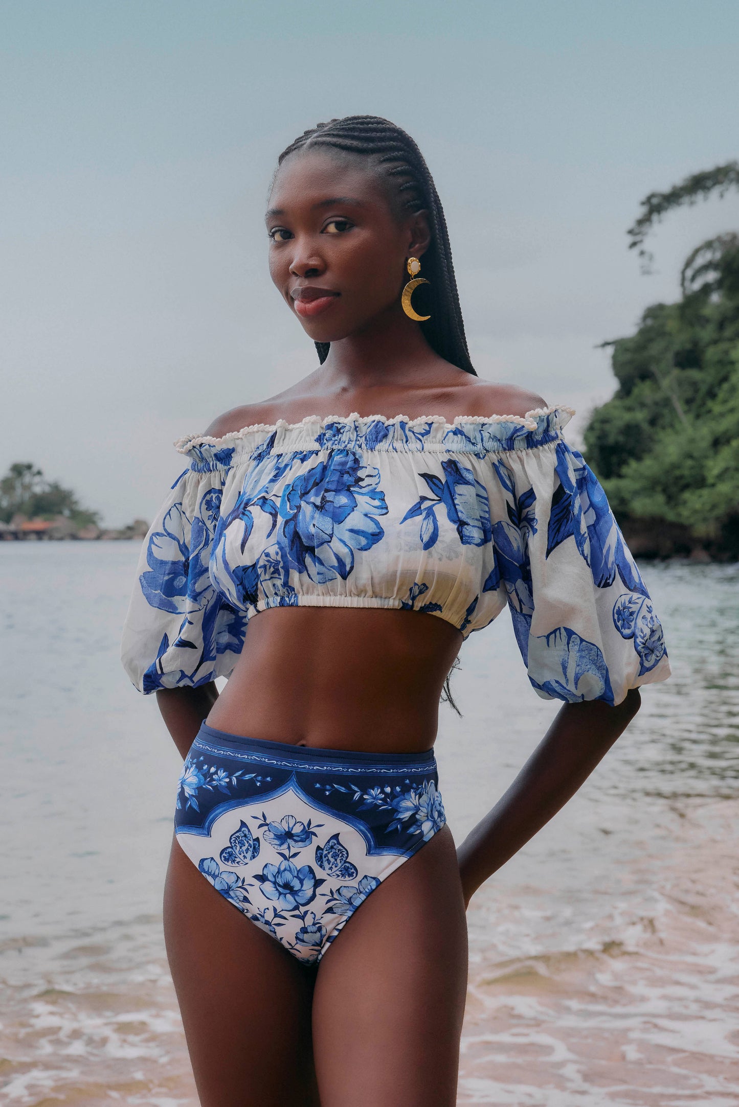 Porcelain Chita Blouse