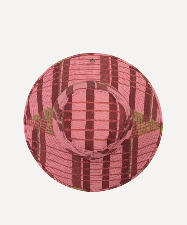 Barbour x Farm Rio Tartan Pink Hat