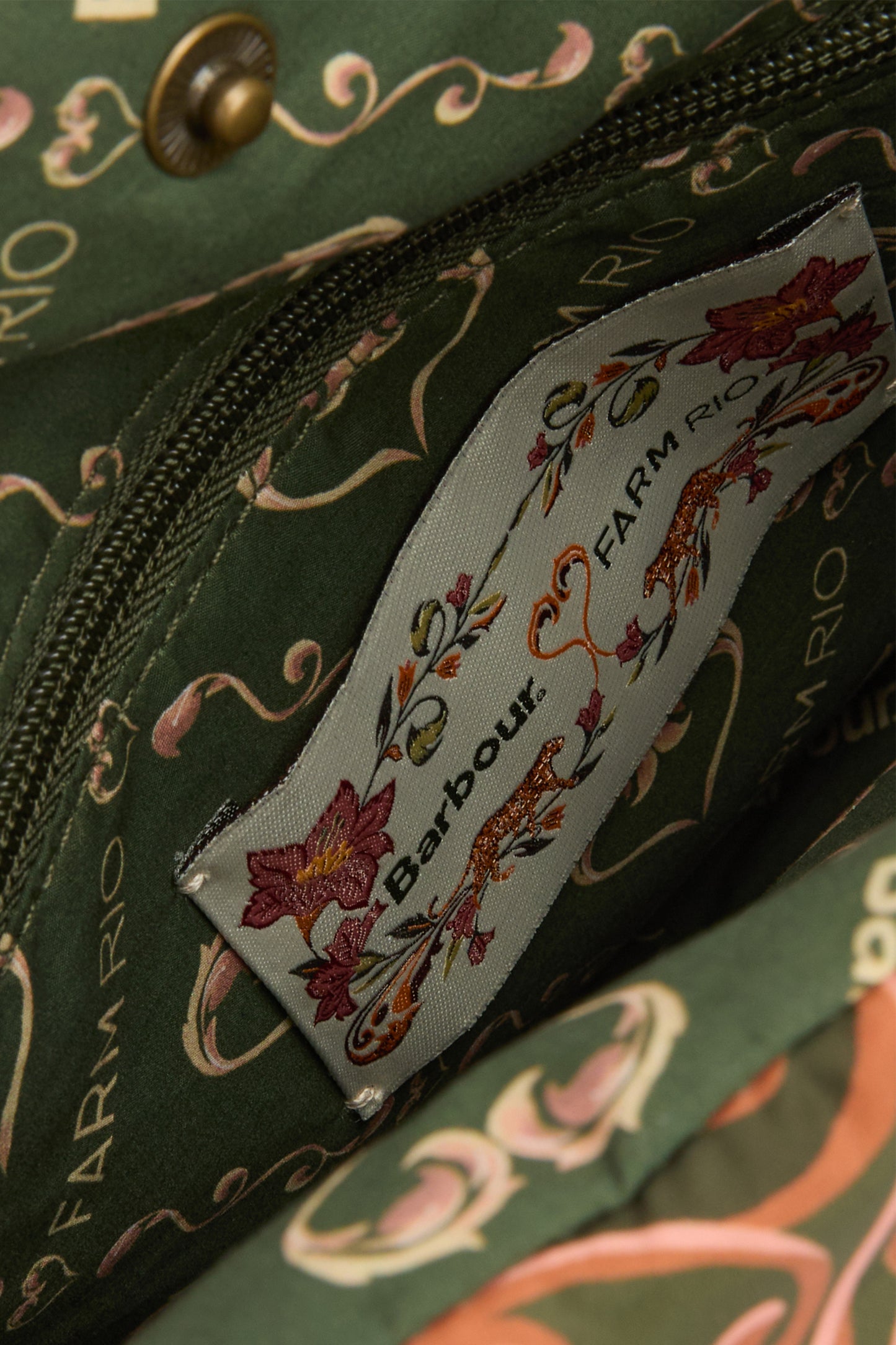 Barbour x Farm Rio Clara Bow Bag