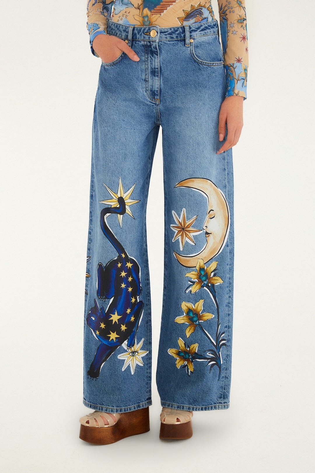 Mistical Denim Pants