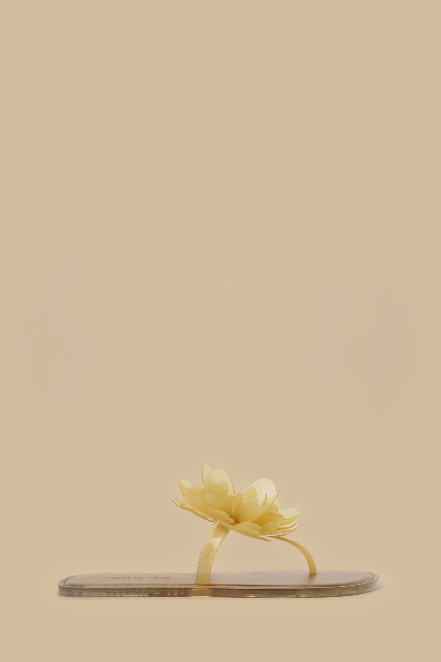 Buttermilk Flower Jelly Flat Sandal