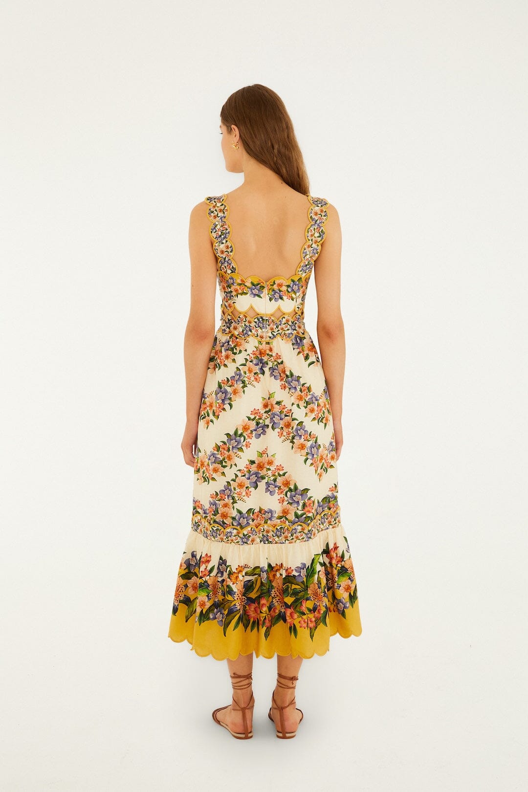 Sand Hilo Stripes Lenzing™ Ecovero™ Euroflax™ Midi Dress