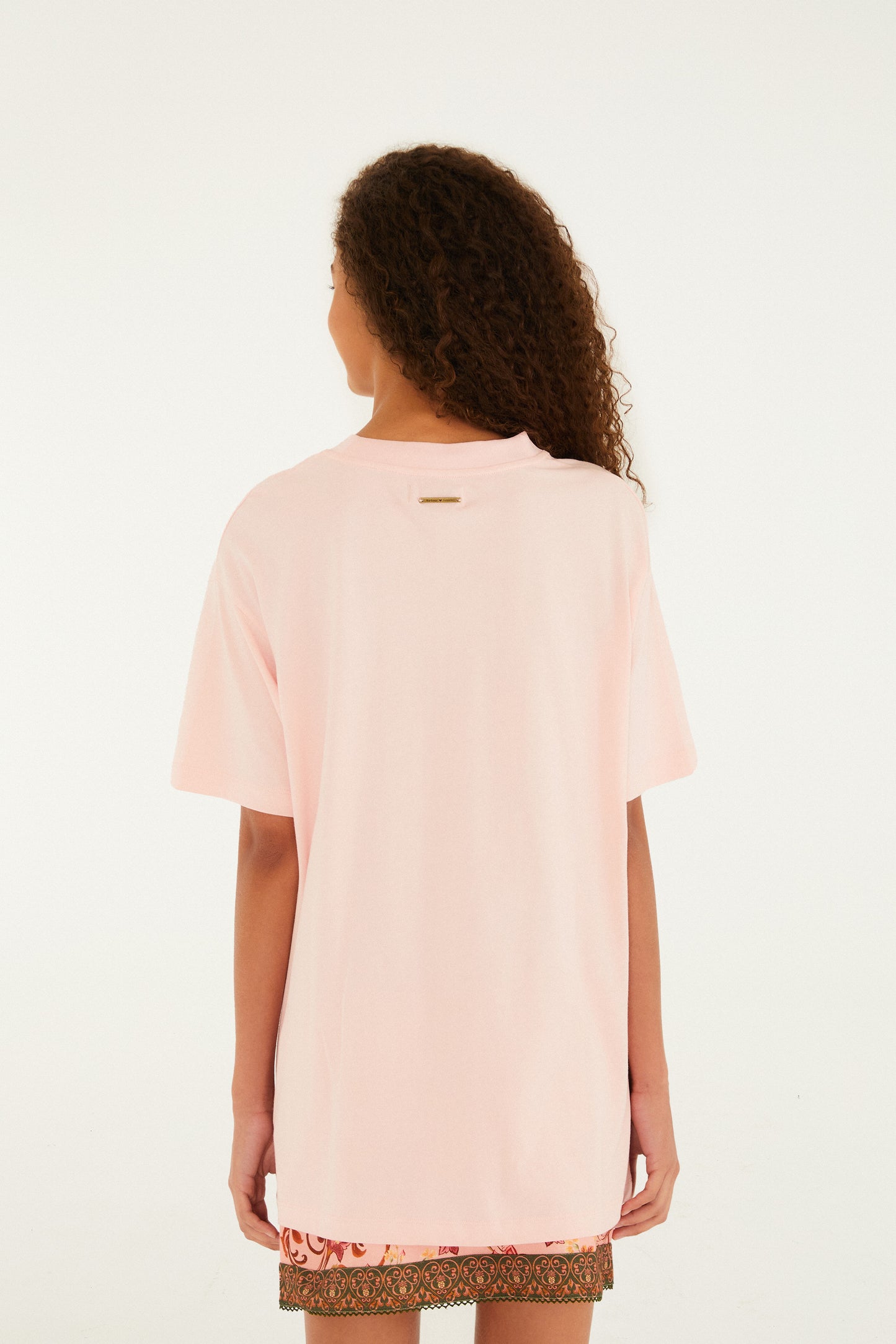 Barbour x Farm Rio Maria Clara T-Shirt Light Pink
