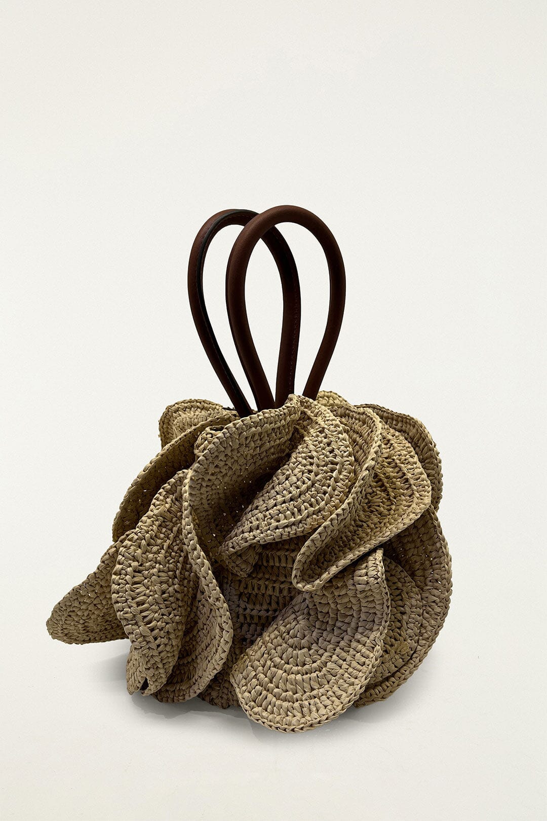 Flower Raffia Bag