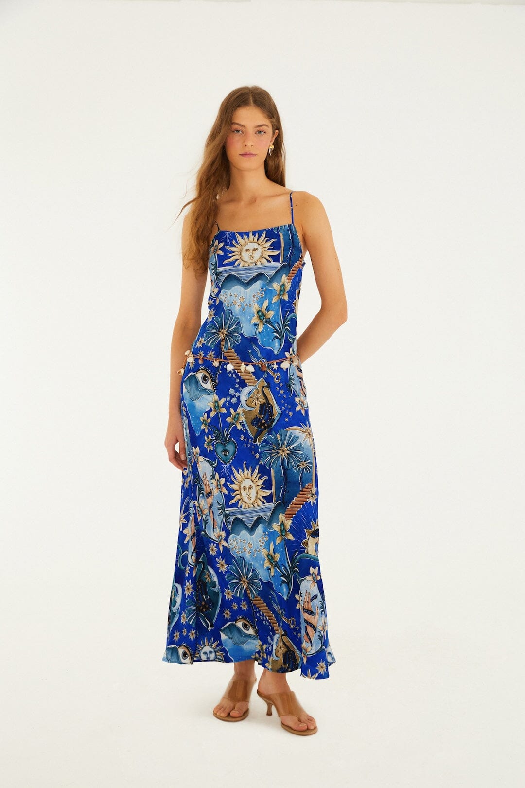 Mystical Blue Maxi Dress