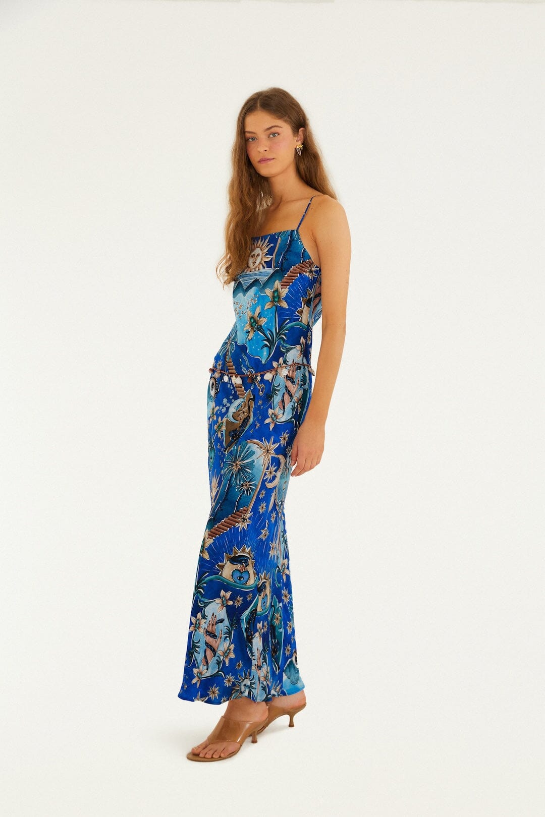 Mystical Blue Maxi Dress