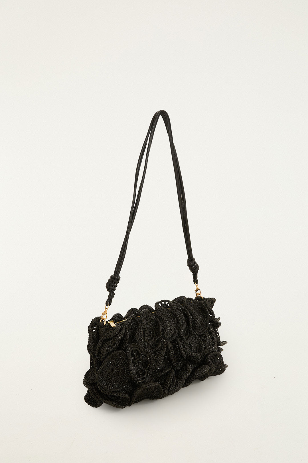 Raffia Flower Clutch