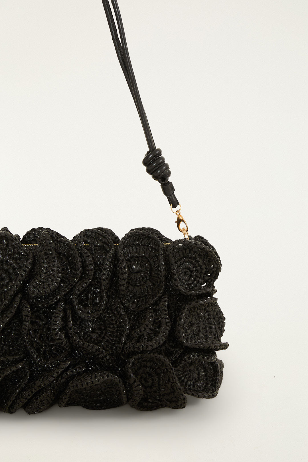 Raffia Flower Clutch