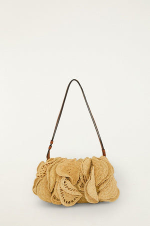 Raffia Flower Clutch