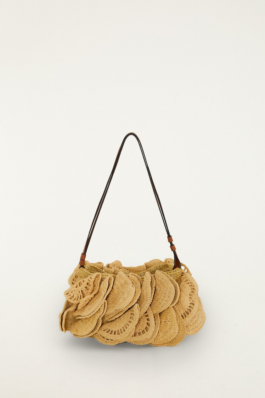 Raffia Flower Clutch
