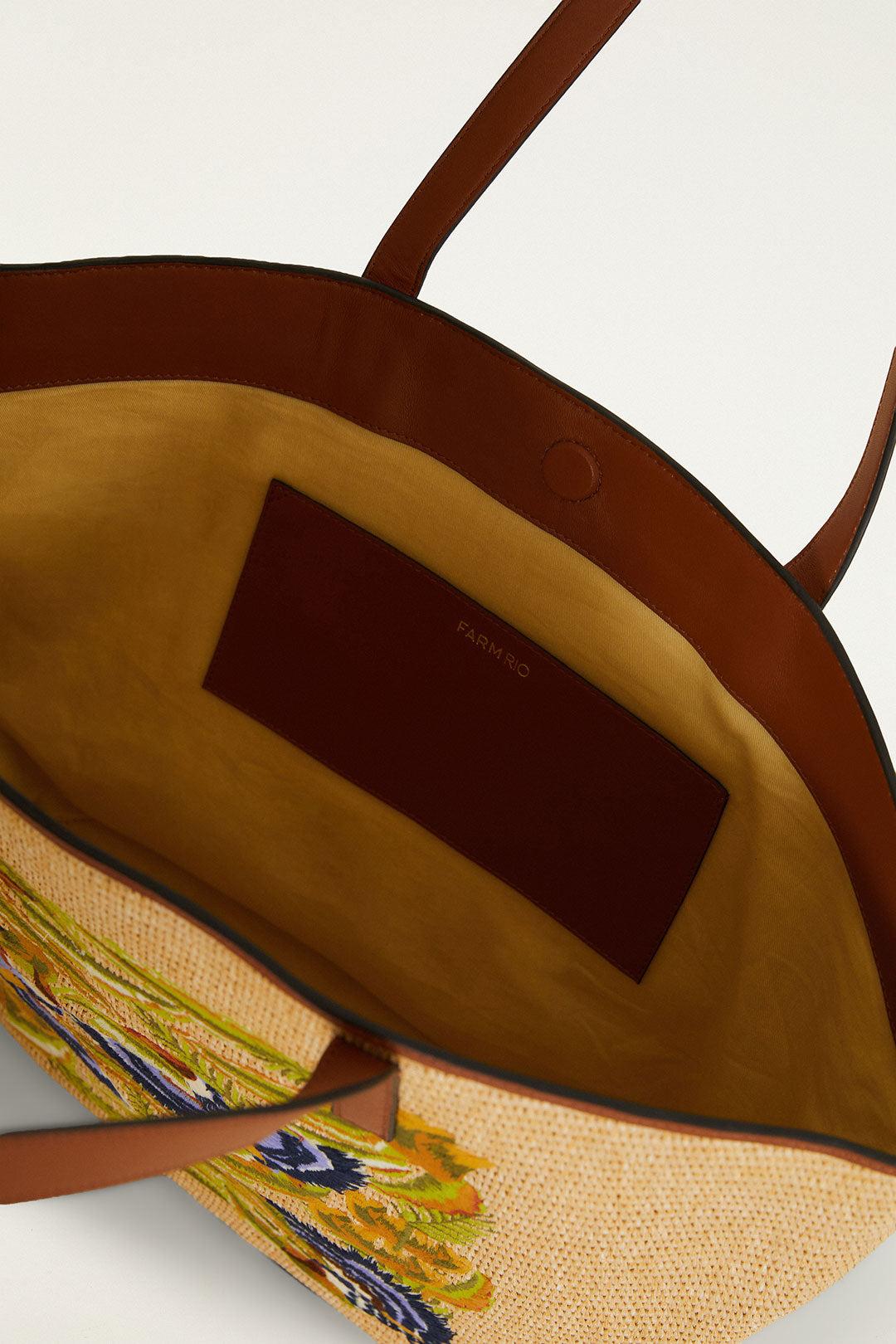 Raffia Basket Tote Bag Large