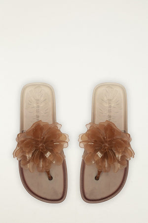 Fower Jelly Flat Sandal