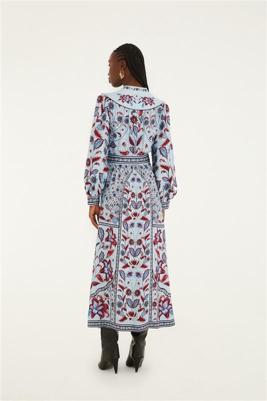 Soft Blue Marcelle Maxi Dress