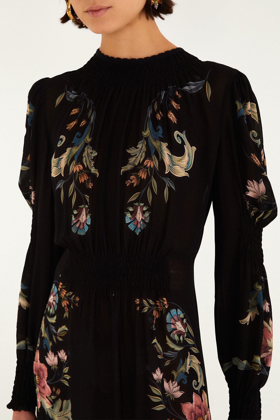 Natalia Black Mini Dress