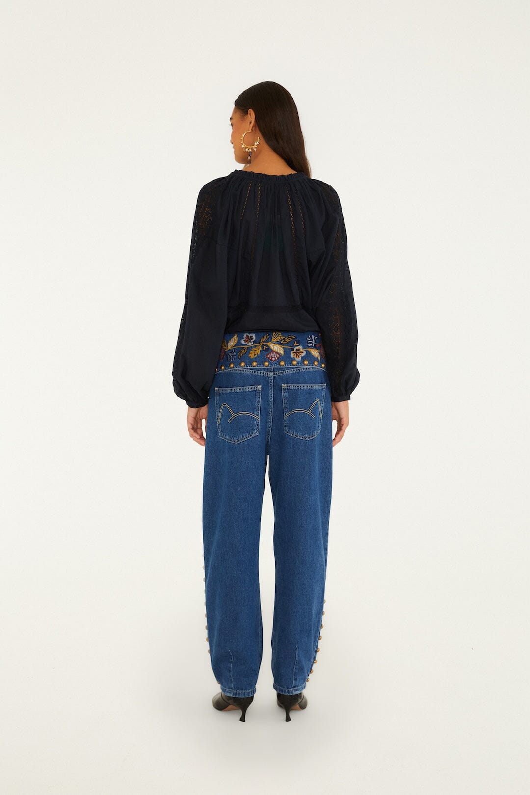 Baloon Gold And Blue Denim