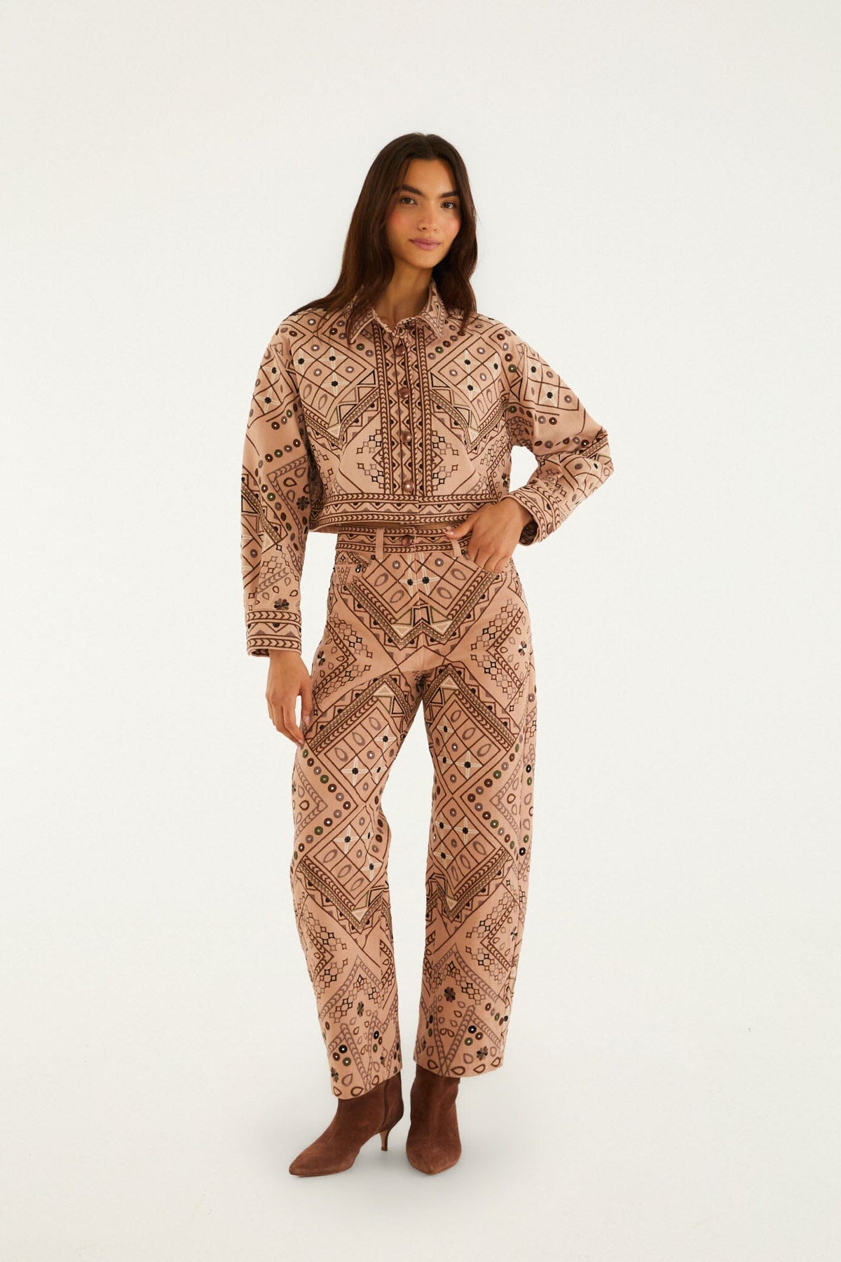 Cosmopolitan Full Print Pants