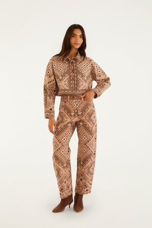 Cosmopolitan Full Print Pants