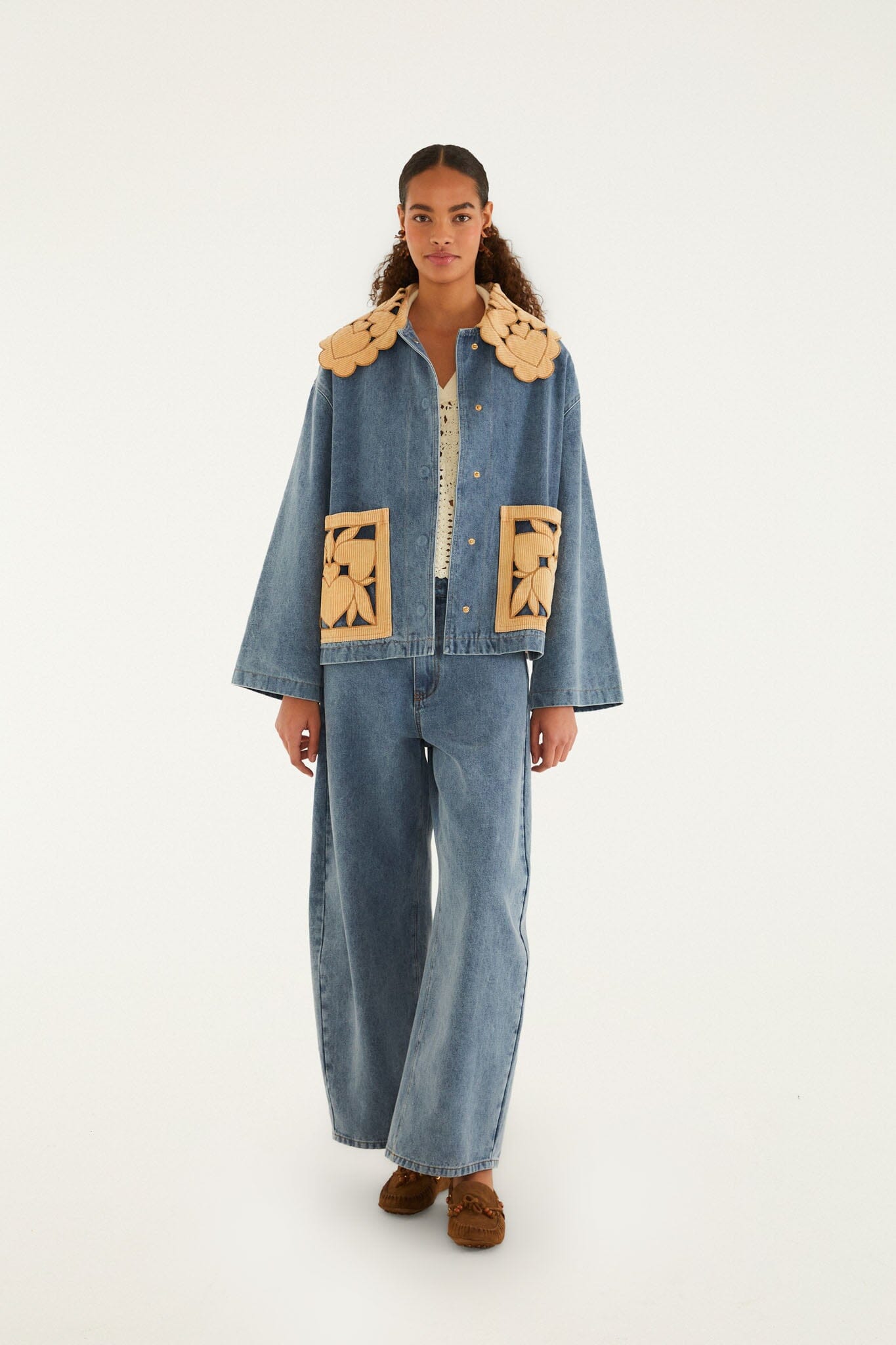 Blue Richelieu Denim Pants