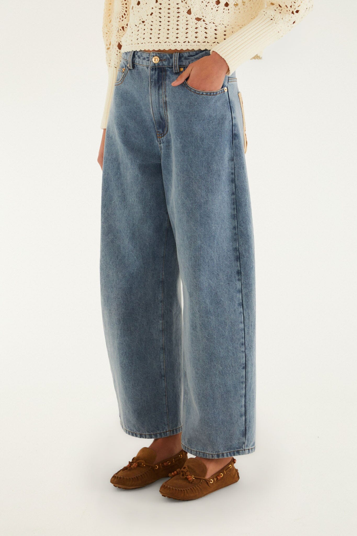 Blue Richelieu Denim Pants