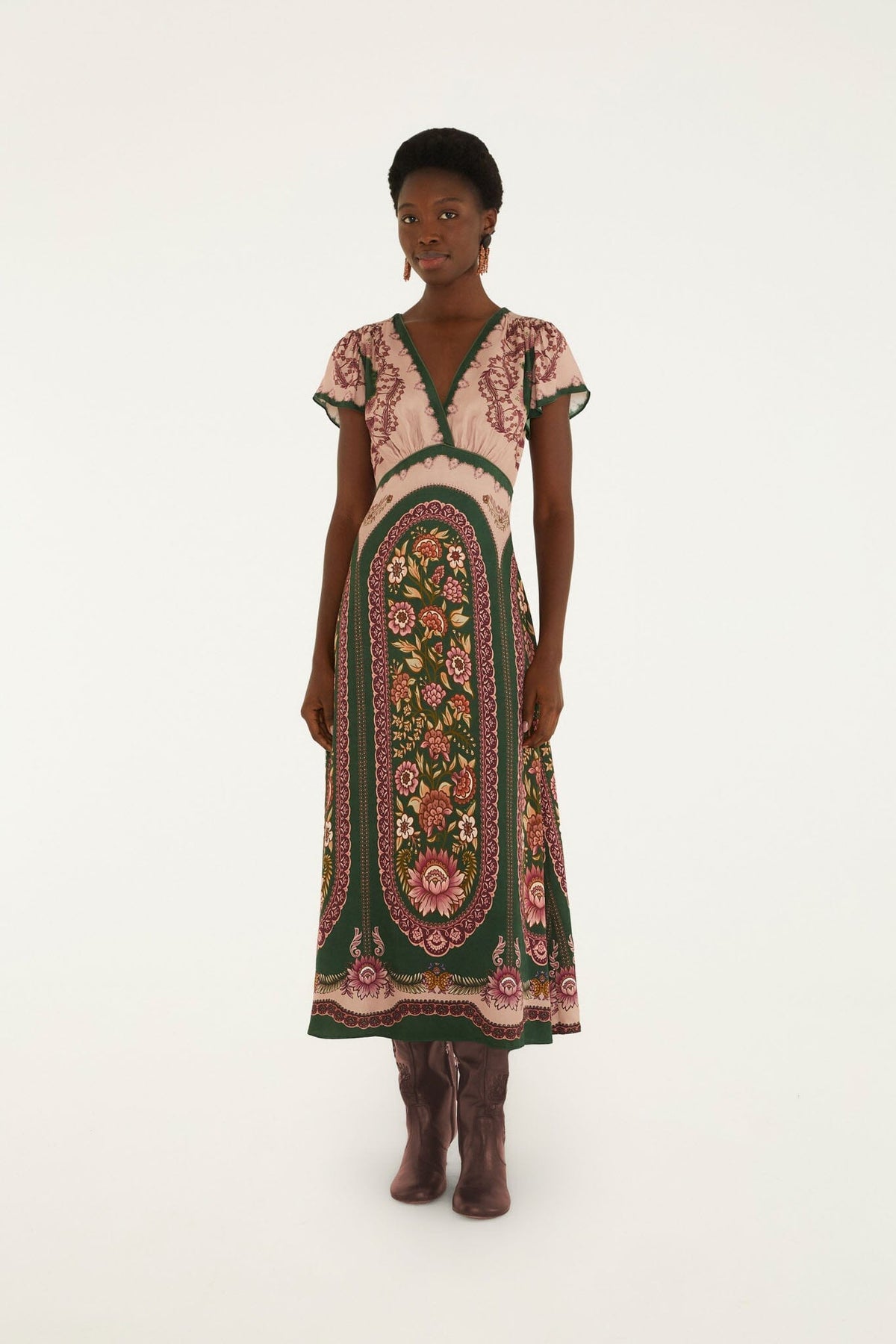 Daniela Green Maxi Dress
