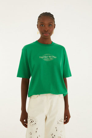 Green Together We Play Short Sleeve T-Shirt