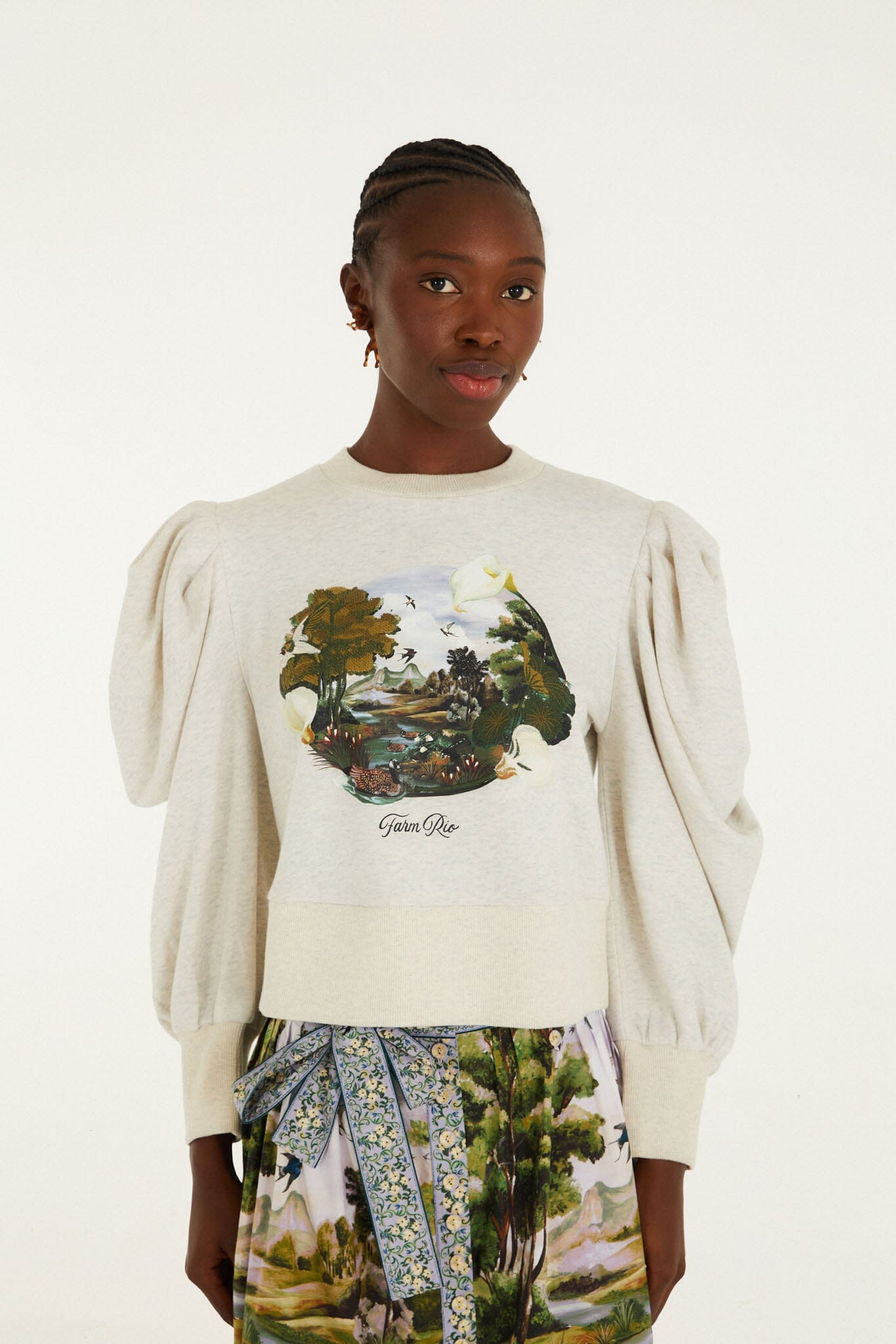 Countryside Landscape Sweater