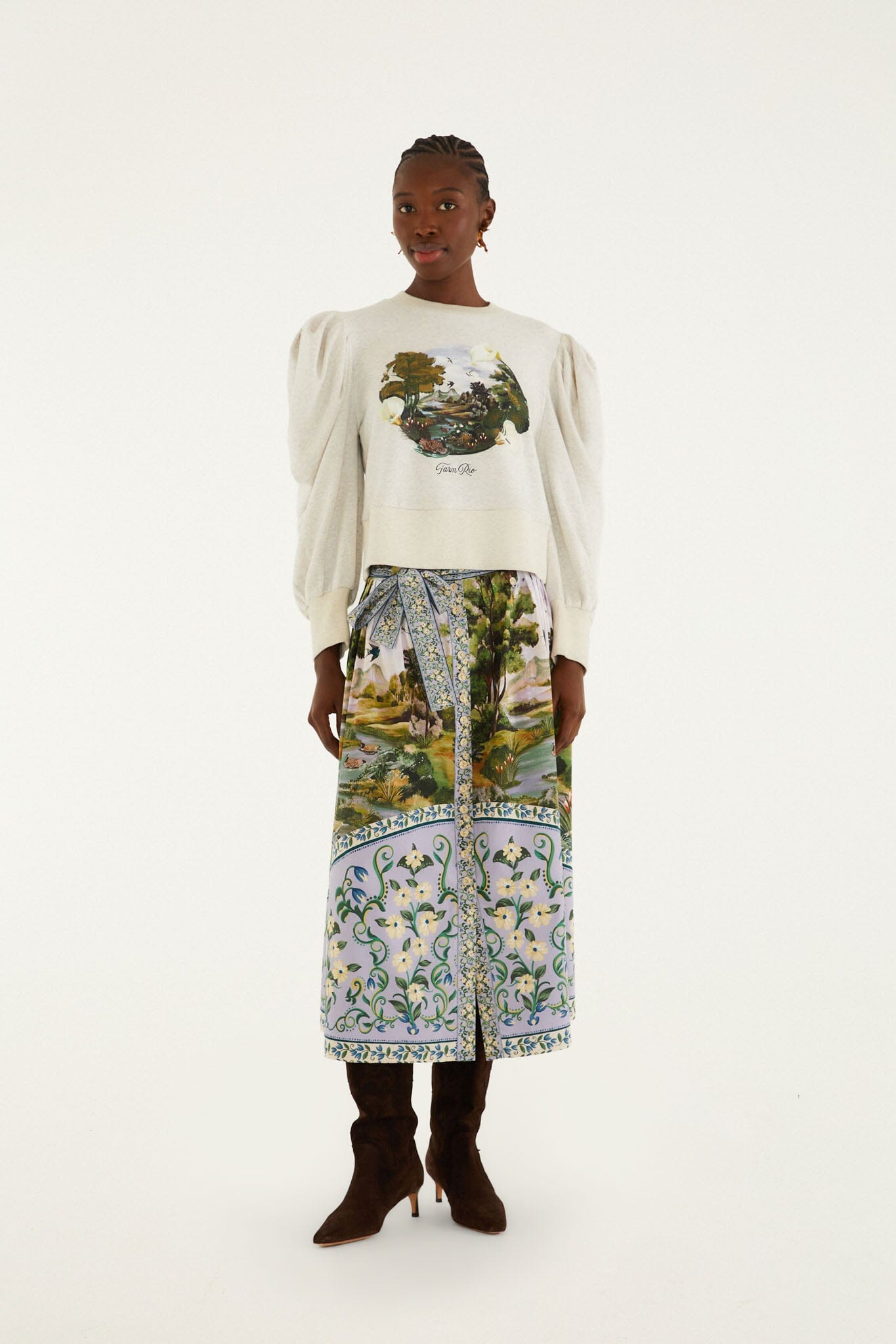 Countryside Landscape Sweater