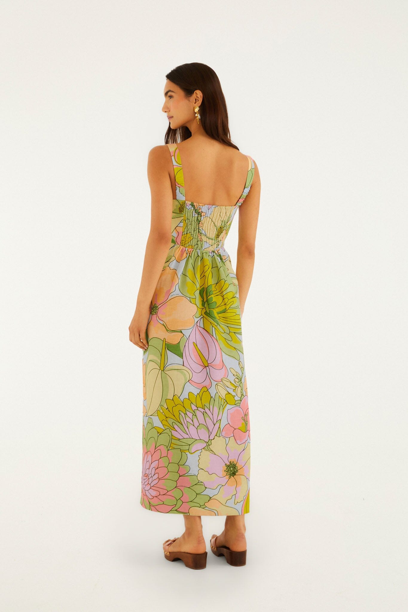 Light Blue Spring Affair  Maxi Dress