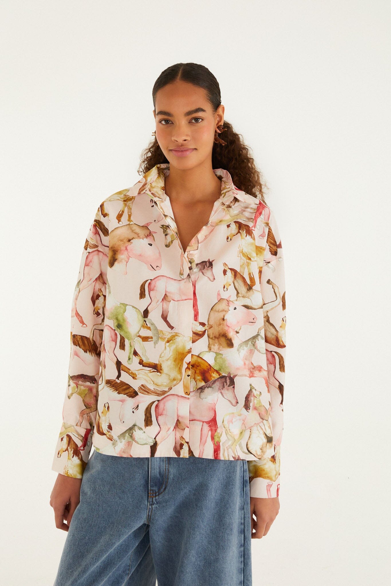 Equestrian Light Pink Shirt