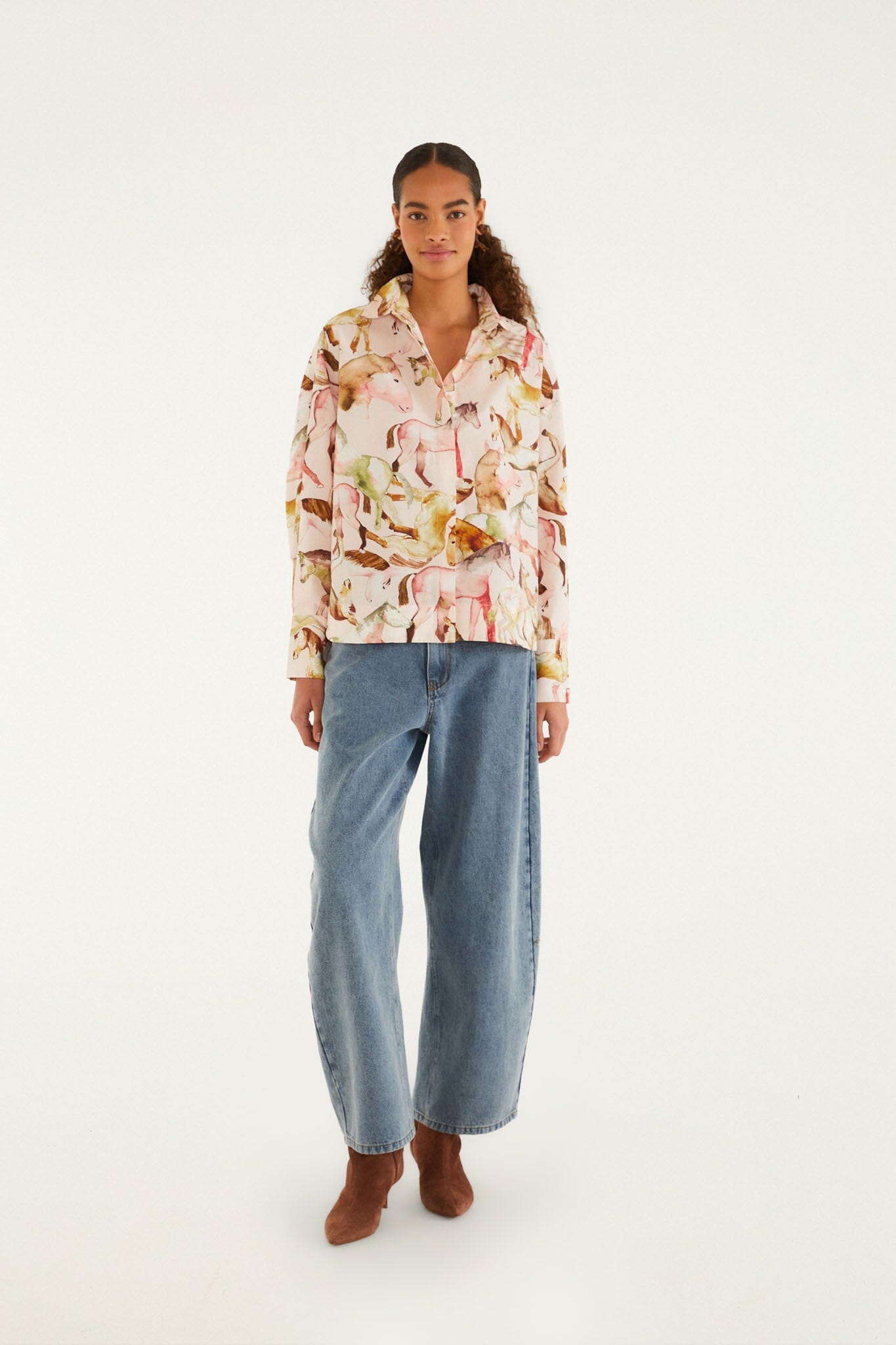 Equestrian Light Pink Shirt