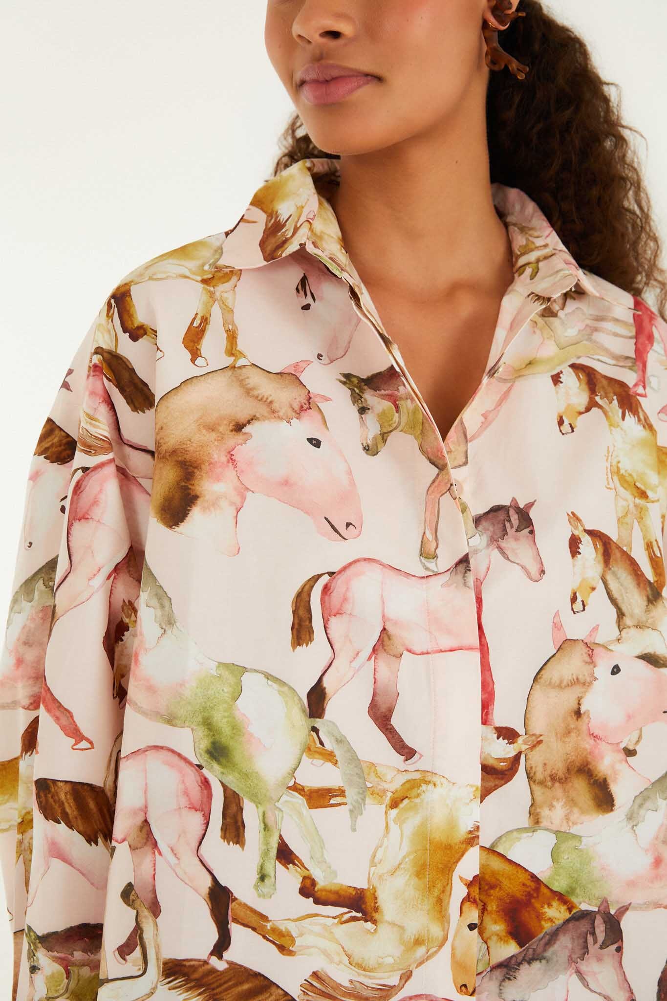 Equestrian Light Pink Shirt