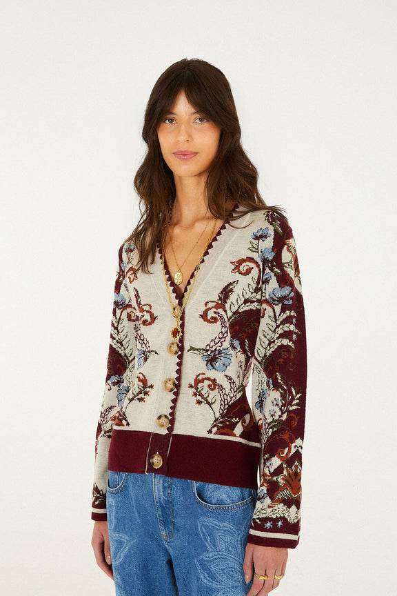 Millena Buttoned Knit Cardigan