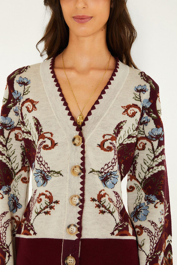 Millena Buttoned Knit Cardigan