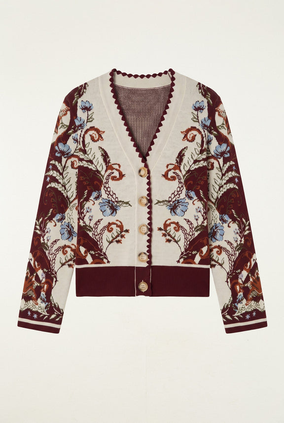 Millena Buttoned Knit Cardigan