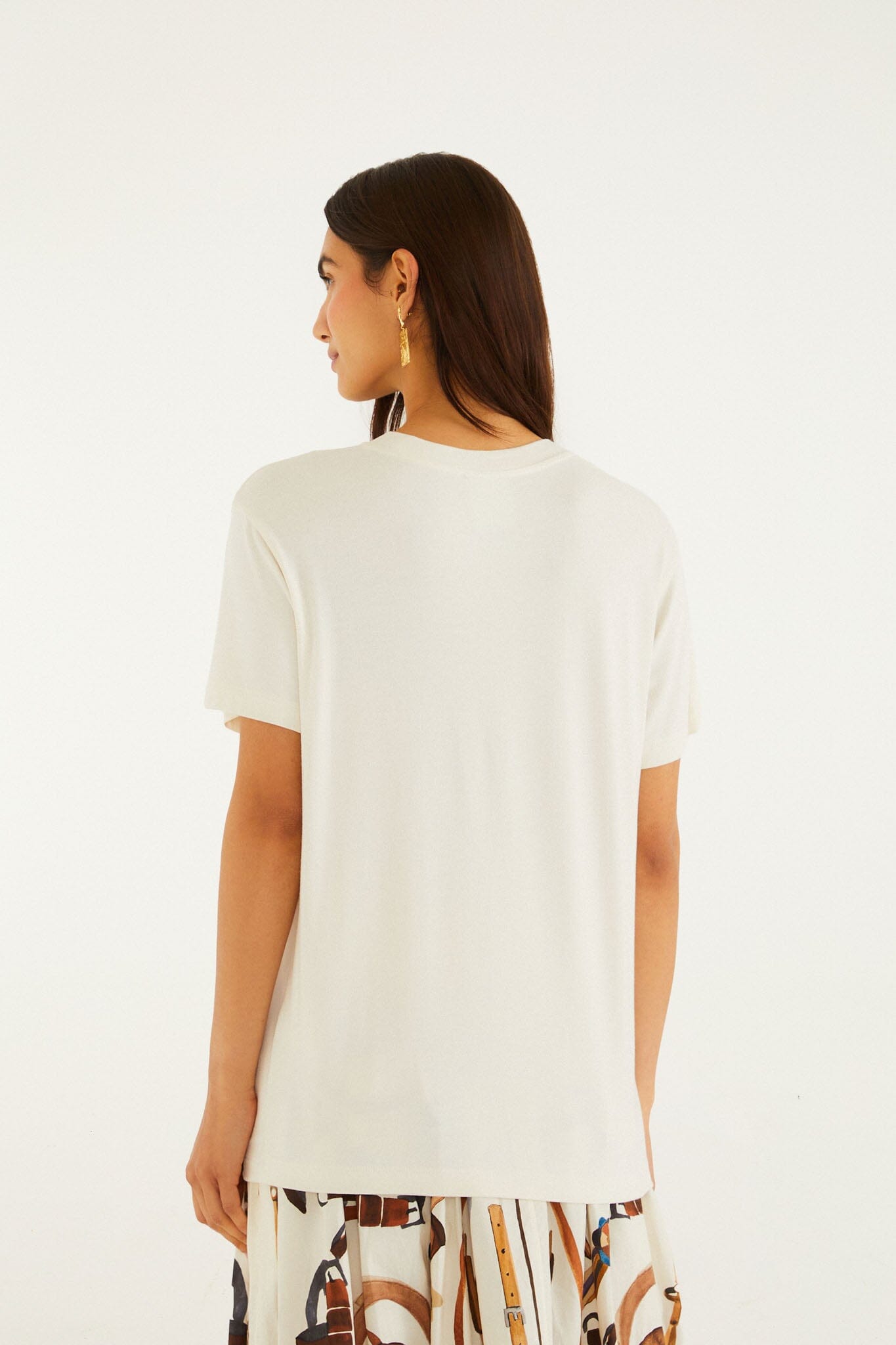 Off-White Equestrian Short Sleeve T-Shirt