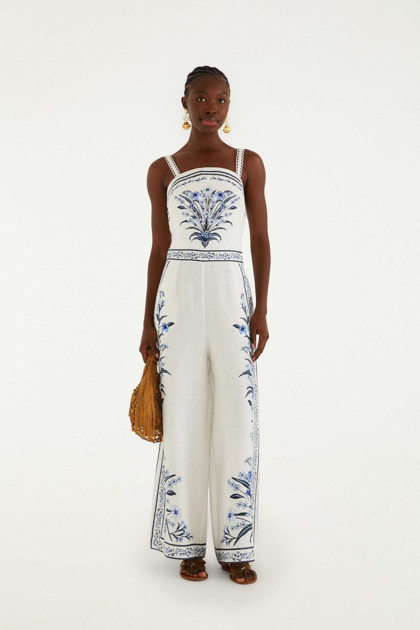 Off-White Flowers Arch  Maxi Jumpsuit