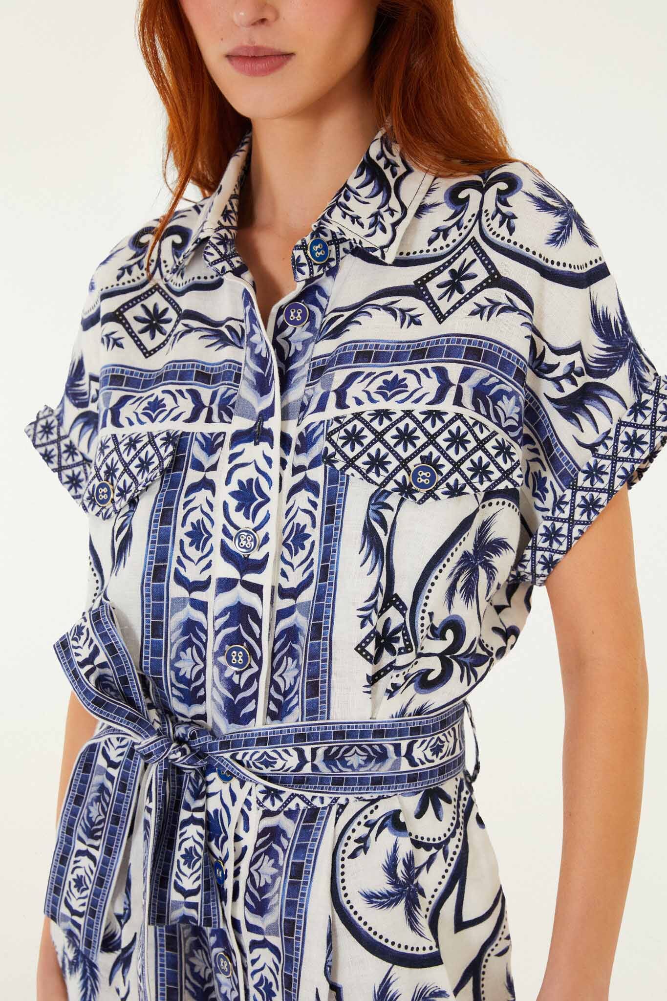 Off-White Wonderful City Belted  Romper