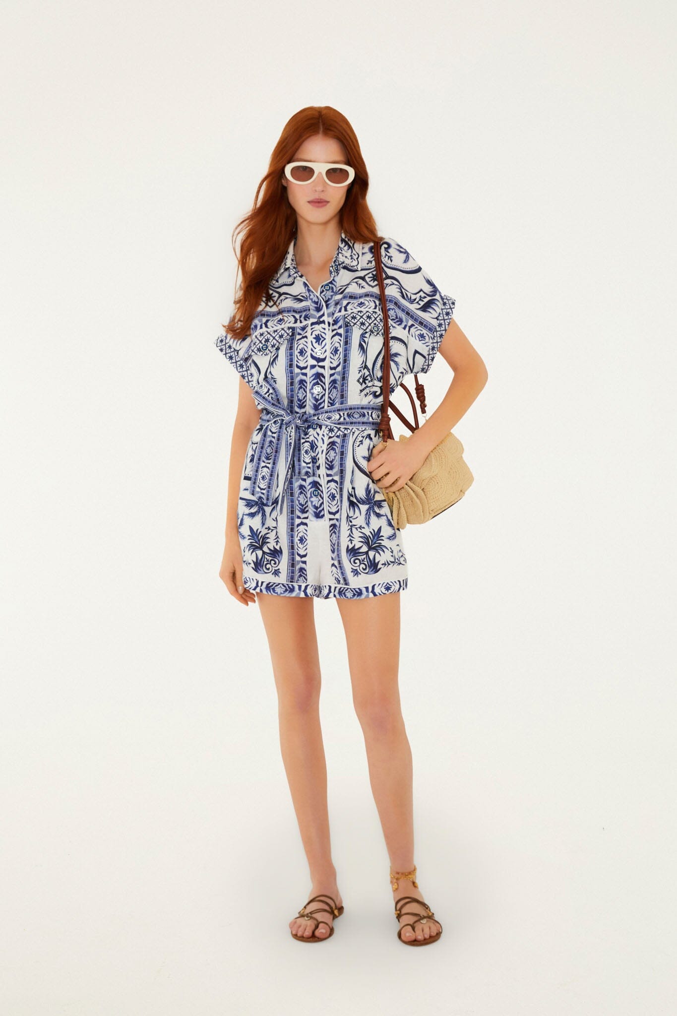 Off-White Wonderful City Belted  Romper