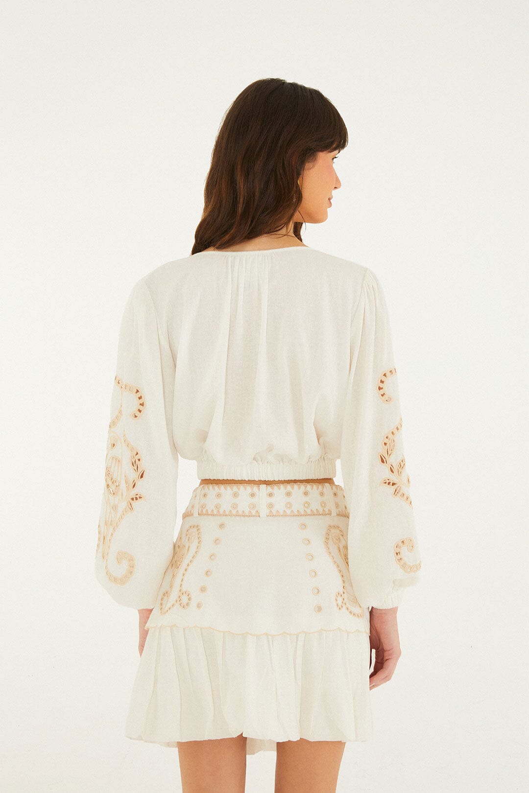 Off-White Richelieu Long Sleeve Blouse