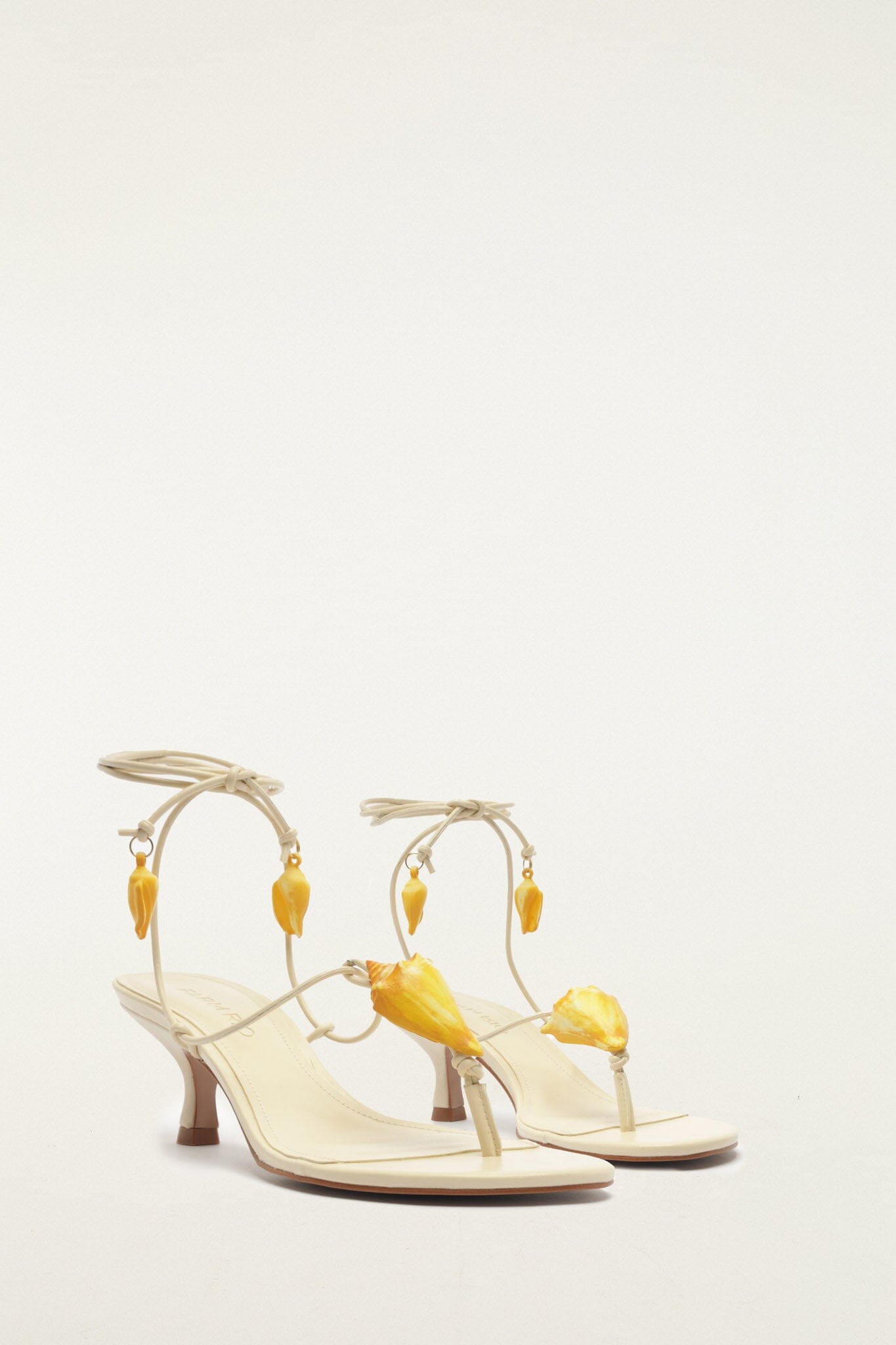 Shell Kitten Heel