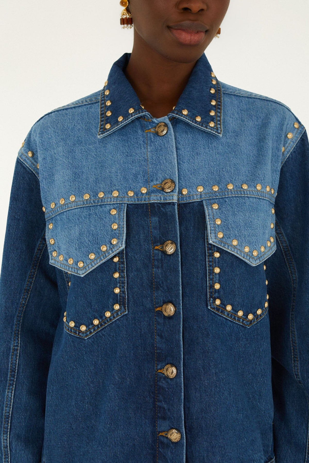 Studs Metal Denim Jacket