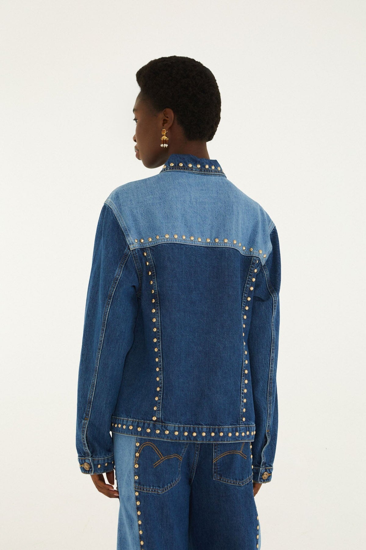Studs Metal Denim Jacket