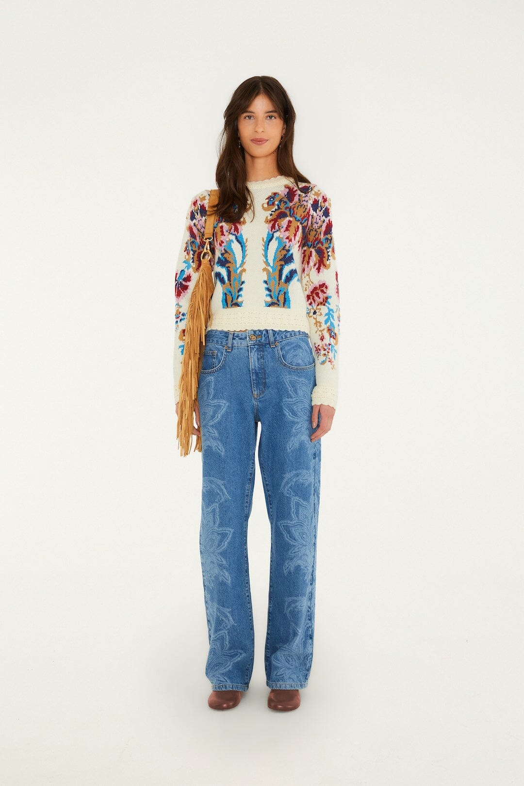 Tapestry Dream Laser Denim Pants